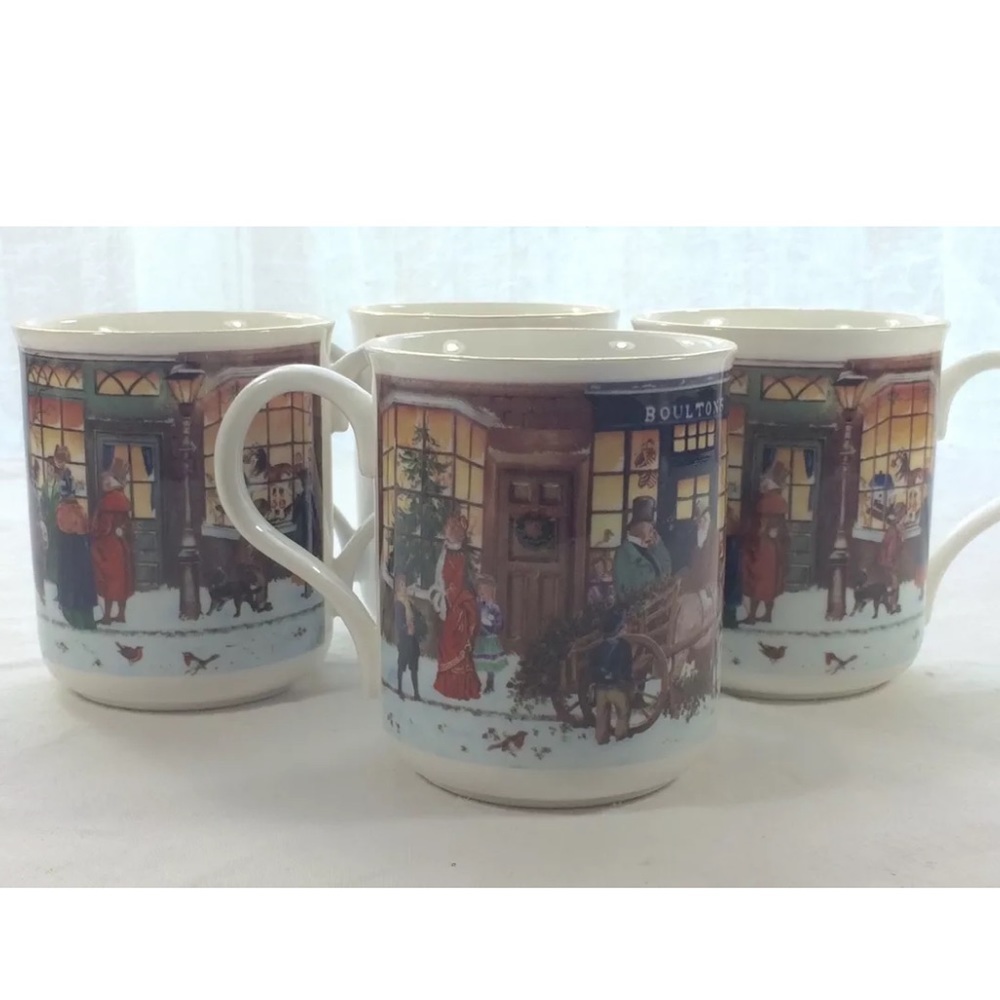 ⭐️Crown Trent Christmas Cups England Boulton's Store